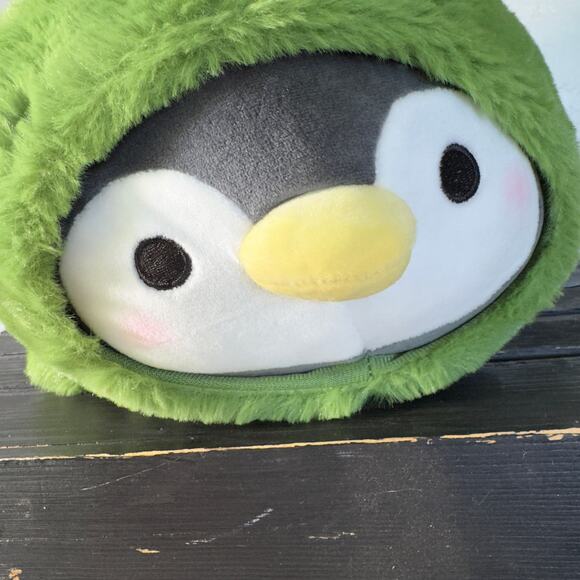Takashoji 14 Inch Green Kigurumi Penguin in Stegosaurus Round1 Plushie NEW! - Picture 2 of 7